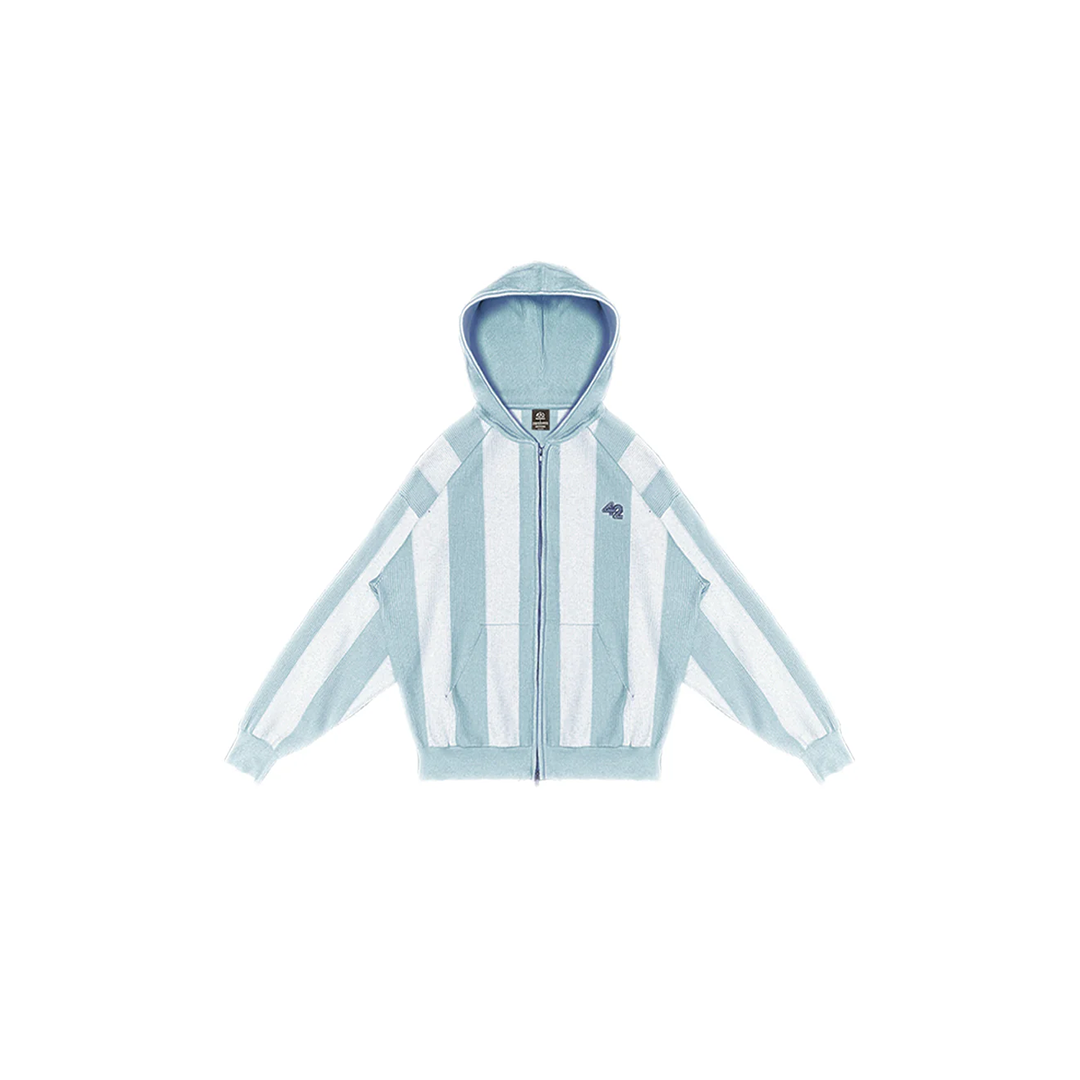 Knitted Argentina Full-Zip Hoodie