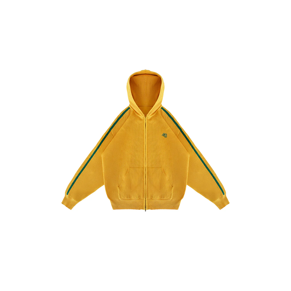 Knitted Brazil Full-Zip Hoodie