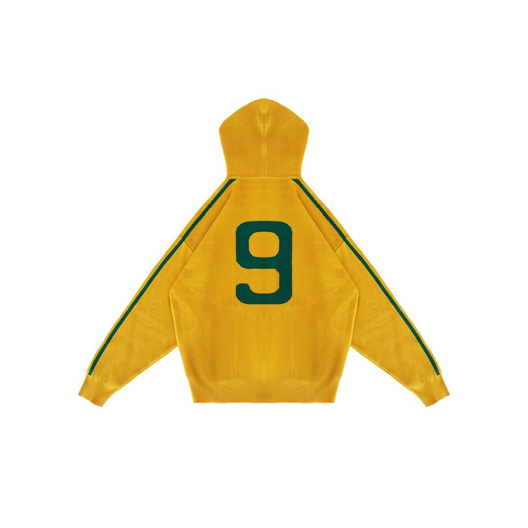 Knitted Brazil Full-Zip Hoodie